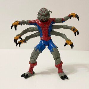 Vintage 1995 Manspider Spiderman Action Figure Marvel Toy Incomplete